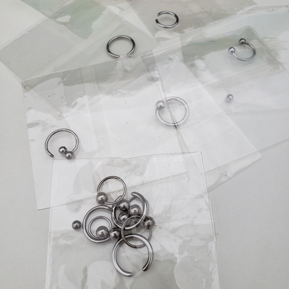 Body Jewelry Captive Bead Lot. Never Worn 14 16 18